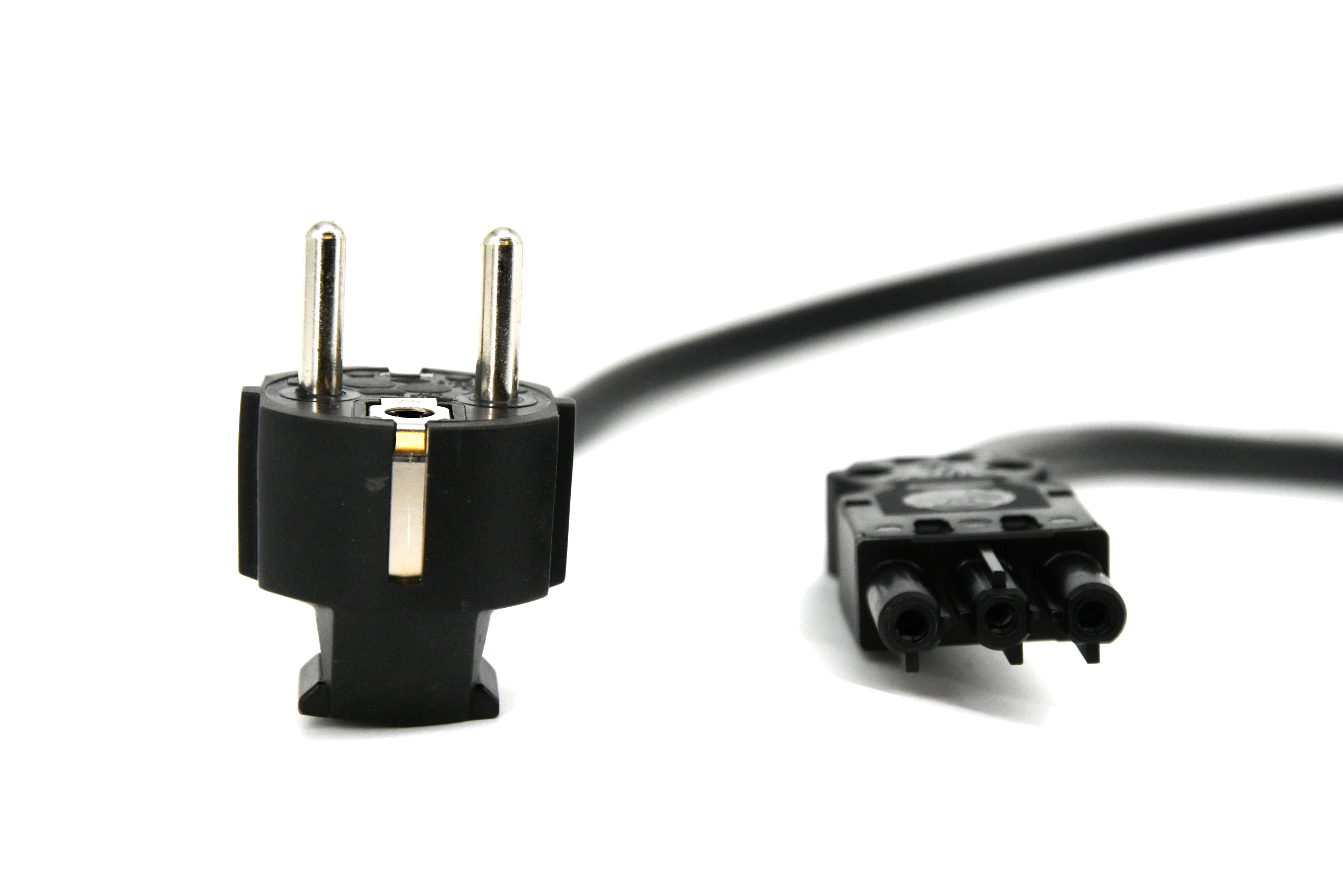 24.103 | Kabel GST18 Buchse zu Schuko 2m - 103 | schwarz | Detail 1