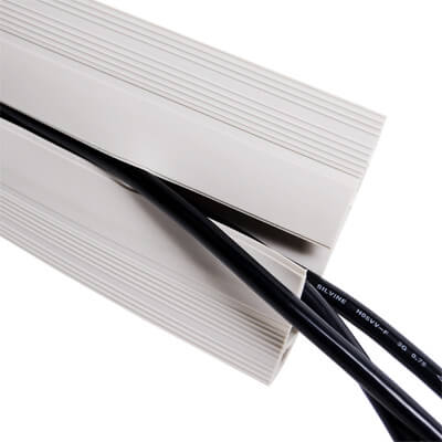 31.300 | Addit kabelafdekking 300 cm - straight 300 | grijs | Om maximaal 6 kabels te geleiden. | Detail 2