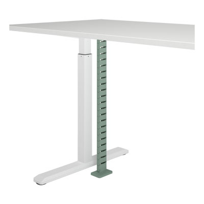 34.459/1606010 | Addit cable guide 82 cm – desk 459 | green (RAL1606010) | For guiding a maximum of 18 cables vertically under a desk. | Detail 3