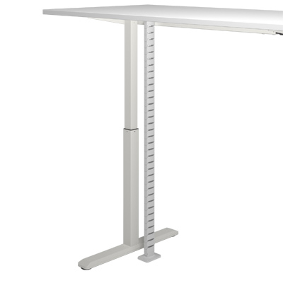 34.460 | Addit cable guide sit-stand 130 cm set – desk 460 | white (RAL9016) | For guiding a maximum of 18 cables vertically under a sit-stand desk. | Detail 4