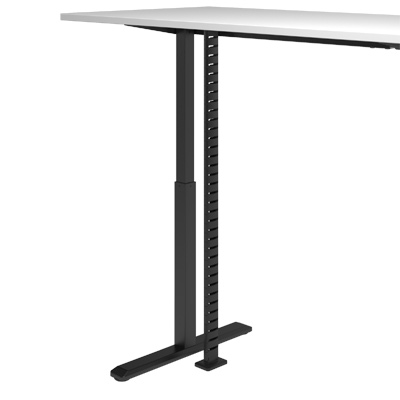 34.463 | Addit cable guide sit-stand 130 cm set – desk 463 | black (RAL9005) | For guiding a maximum of 18 cables vertically under a sit-stand desk. | Detail 4
