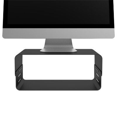 45.123 | Addit Bento® monitorverhoger - verstelbaar 123 | zwart | 3 hoogte instellingen, max. gewicht 20 kg | Detail 4