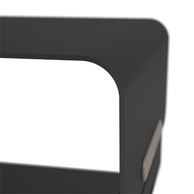 45.123 | Addit Bento® rialzo monitor - regolabile 123 | nero | 3 impostazioni di altezza, capacità peso max. 20 kg | 