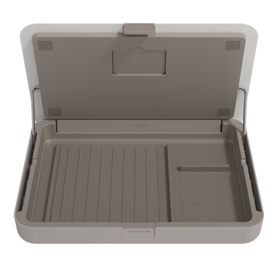 45.900 | Addit Bento® ergonomische toolbox 900 | wit | persoonlijke opbergdoos, laptopstandaard, tablethouder en in-line documenthouder in één | Detail 7