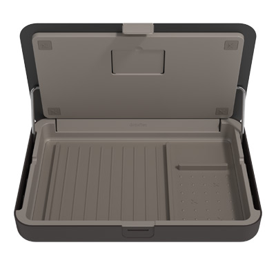 45.903 | Addit Bento® ergonomische toolbox 903 | zwart | persoonlijke opbergdoos, laptopstandaard, tablethouder en in-line documenthouder in één | Detail 7