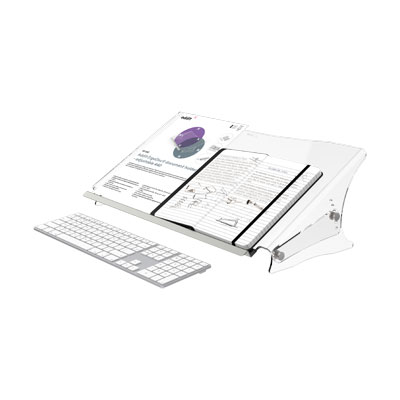 49.440 | Addit ErgoDoc® document holder - adjustable 440 | clear acrylic | Adjustable, for documents up to A3 in size, with 6 height and angle settings. | Detail 2