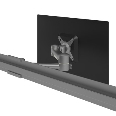 52.142 | Viewmate monitorarm - toolbar 142 | zilver | Voor 1 scherm, in diepte verstelbaar, met railbevestiging. | Detail 2