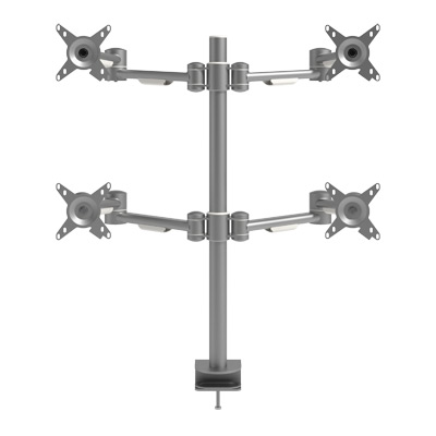 52.622 | Viewmate monitor arm - desk 622 | silver | For 4 monitors, adjustable height and depth, with desk mount. | Detail 4