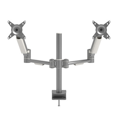 52.862 | Viewmate plus monitor arm - desk 862 | silver | For 2 monitor, adjustable height and depth, with desk mount. | Detail 4
