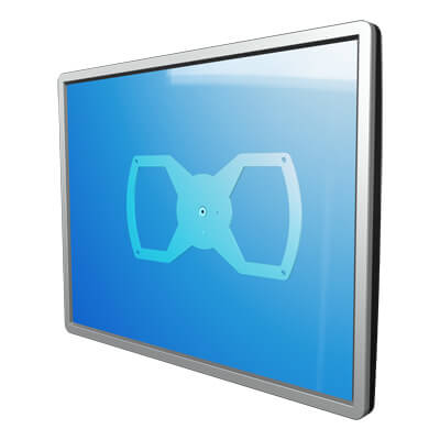 58.020 | Viewlite fissaggio VESA 200 x 100 - opzione 020 | bianco | Per il fissaggio di schermi con fissaggio VESA 200x100 a Viewlite bracci porta monitor. | Dettaglio 2