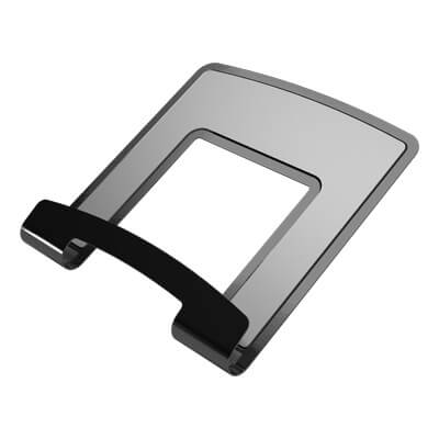 58.043 | Viewlite laptop holder - option 043 | black | For ergonomically positioning a laptop, suitable for Viewlite quick-release systems. | Detail 2