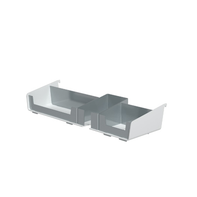 58.750 | Viewlite utensil tray - option 750 | white | Freely moveable storage space with toolbar mount. | Detail 2