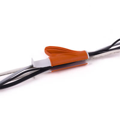 33.782 | Addit Kabelschlucker ø25 mm/3 m & Einzugshilfe 782 | silber | Bündelt maximal 3 Kabel, mit Werkzeug. | Detail 2