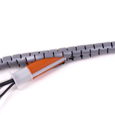 33.711 | Addit range-câbles ø15 mm/25 m 711 | blanc | Pour groupage de 3 câbles maximum, sans outil. | Détail 4