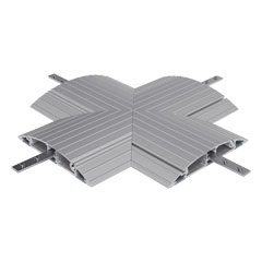 31.472 | Addit cable protector - cross-connection 472 | silver | For guiding a maximum of 10 cables.