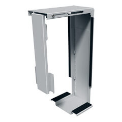 32.312 | Viewmate computer holder - desk 312 | silver | For mounting small or large computers vertically under the desk.