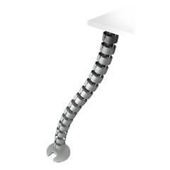 34.202 | Addit vertebra passacavi 82 cm 202 | argento | Per guidare verticalmente un massimo di 28 cavi sotto la scrivania.