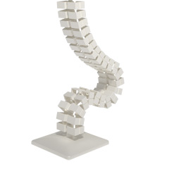 34.370 | Addit vertebra passacavi Sit-Stand 370 | bianco | Per guidare verticalmente un massimo di 12 cavi sotto la scrivania Sit-Stand.