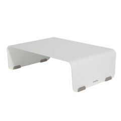 45.110 | Addit Bento® monitor riser 110 | white | fixed height 110 mm, max weight capacity 20 kg