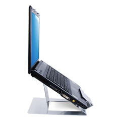51.388 | Addit laptopstandaard - verstelbaar 388 | zilver | Verstelbaar, voor laptops tot 18-inch.