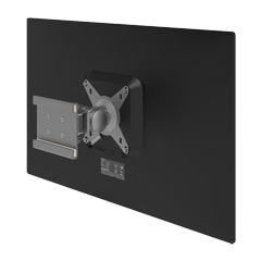 52.132 | Viewmate monitor arm - toolbar 132 | silver | For 1 monitor, with rail mount.