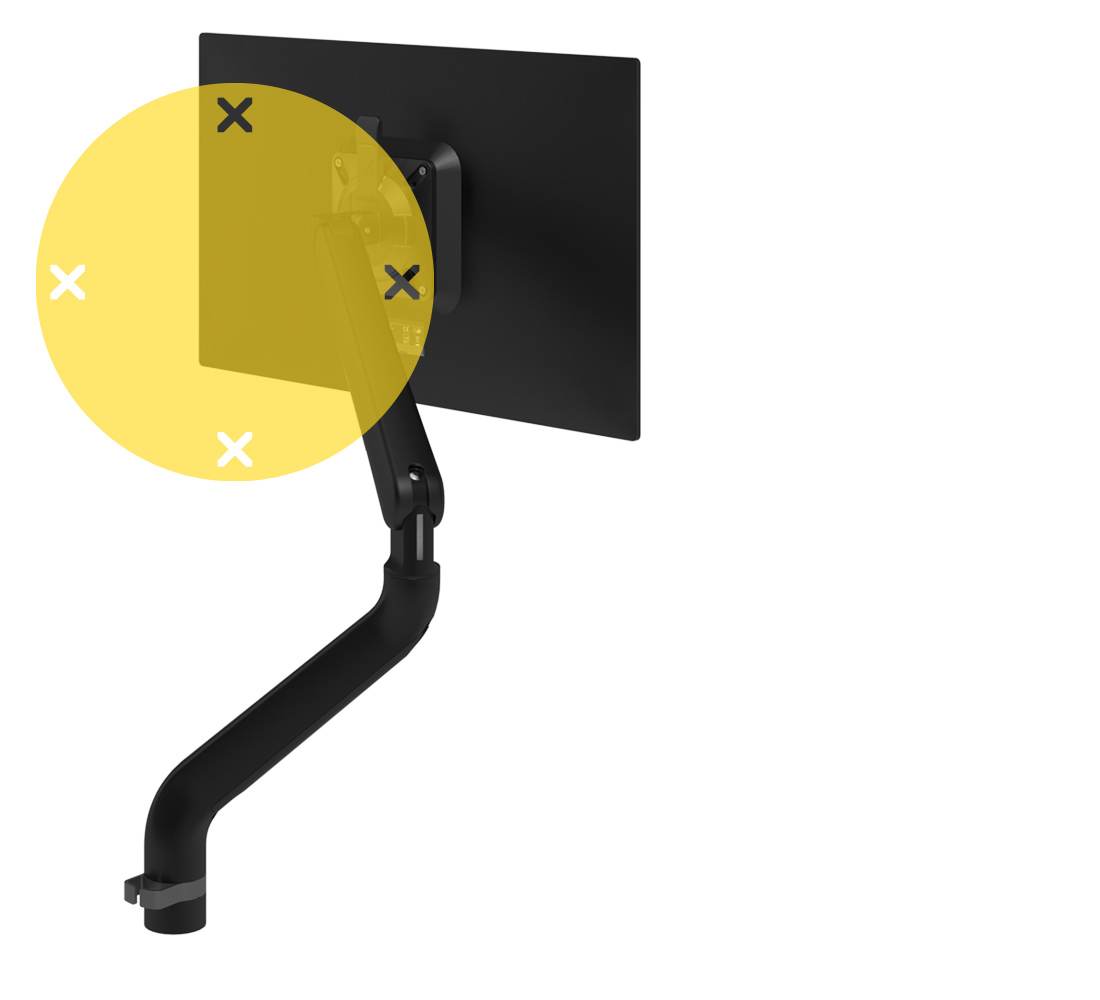 Viewmaster monitor arm with awards