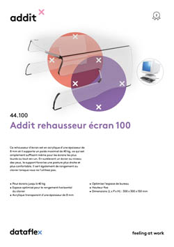 Addit rehausseur écran 100