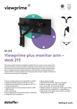 Viewprime plus monitor arm – desk 213