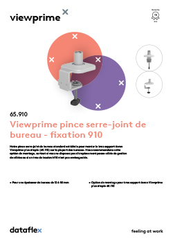 Viewprime pince serre-joint de bureau S - fixation 940