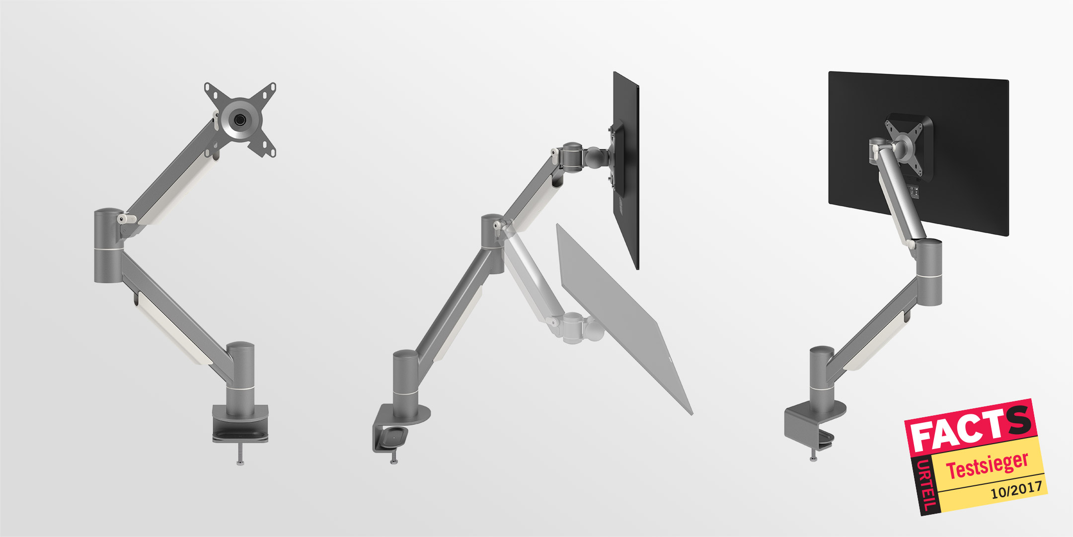 Unser neuer Viewmate Plus Monitorarm ist seit heute ab Lager lieferbar!