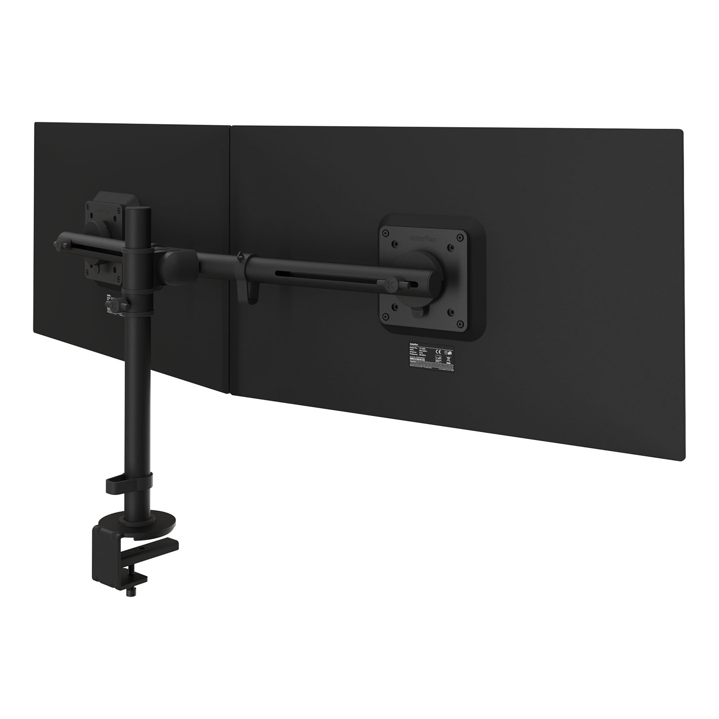 48.143 Dieser ergonomische Monitorarm wurde entwickelt, um sowohl den Komfort als auch den Platz auf dem Schreibtisch zu erhöhen. Geeignet für zwei Monitore mit einem Gewicht von jeweils bis zu 4 kg und einer Größe von bis zu 27 Zoll. Positionieren Sie Ihren Monitor ganz einfach in der perfekten Höhe und im perfekten Winkel über Ihrem Schreibtisch, um eine gesunde Körperhaltung zu unterstützen und Unordnung zu reduzieren. Mit seiner schlanken und dennoch robusten Stahlkonstruktion spart dieser Monitorarm nicht nur Platz, sondern verleiht Ihrer Einrichtung auch einen modernen Touch. Perfekt für den Einsatz zu Hause und im Büro.