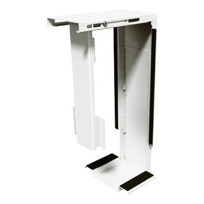 32.310 | Viewmate computer holder - desk 310 | white | For mounting small or large computers vertically under the desk. | Detail 3