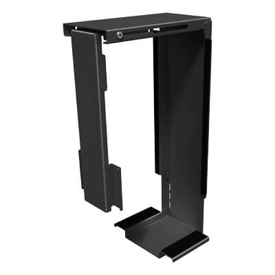 32.313 | Viewmate computer holder - desk 313 | black | For mounting small or large computers vertically under the desk. | Detail 1