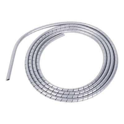 33.252 | Addit Kabelspirale 252 | silber | Bündelt maximal 5 Kabel. | Detail 2