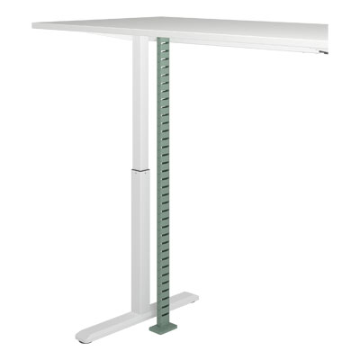 34.479/1606010 | Addit cable guide sit-stand 130 cm – desk 479 | green (RAL1606010) | For guiding a maximum of 12 cables vertically under a sit-stand desk. | Detail 4