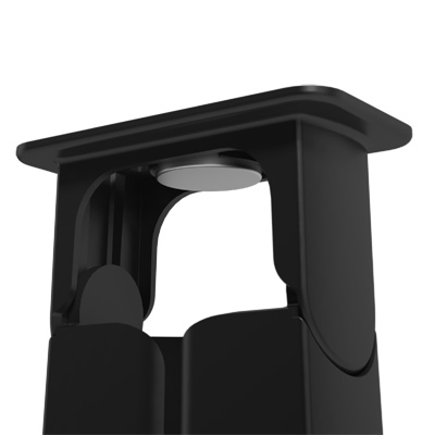 34.463 | Addit cable guide sit-stand 130 cm set – desk 463 | black (RAL9005) | For guiding a maximum of 18 cables vertically under a sit-stand desk. | Detail 7