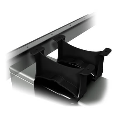 35.103 | Viewlite Computerhalterung - Schreibtisch 103 | schwarz | Zur vertikalen oder horizontalen Befestigung kleiner Computer unter dem Schreibtisch. | Detail 3