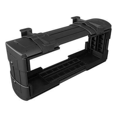 35.103 | Viewlite computer holder - desk 103 | black | For mounting small computers vertically or horizontally under the desk. | Detail 2