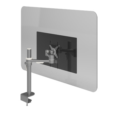 44.310 | Addit schermo igienico – monitor 310 | acrilico trasparente | Per notebook e tablet, bloccabile. | Dettaglio 1