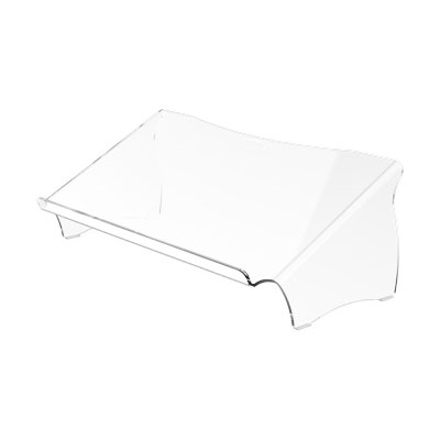 44.410 | Addit ErgoDoc® document holder 410 | clear acrylic | For documents up to A3 in size, slides over keyboard. | Detail 1