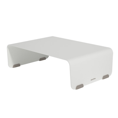45.110 | Addit Bento® monitor riser 110 | white | fixed height 110 mm, max weight capacity 20 kg | Detail 1