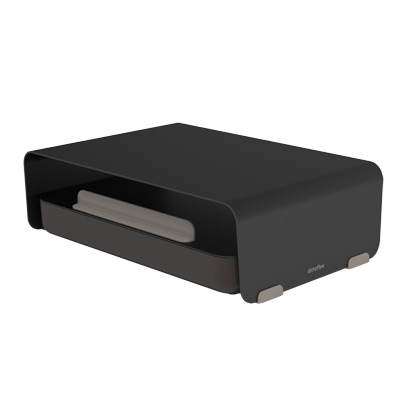 45.113 | Addit Bento® monitorverhoger 113 | zwart | vaste hoogte 110 mm, max. gewicht 20 kg | Detail 2
