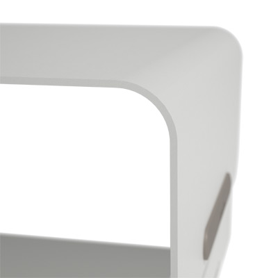 45.120 | Addit Bento® monitor riser - adjustable 120 | white | 3 height settings, max. weight capacity 20 kg | {{alt.product.detail-8}}