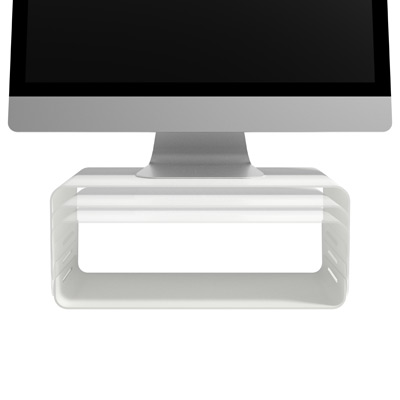 45.120 | Addit Bento® monitorverhoger - verstelbaar 120 | wit | 3 hoogte instellingen, max. gewicht 20 kg | Detail 6