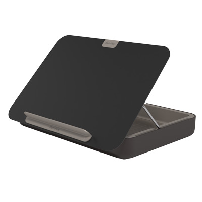 45.903 | Addit Bento® ergonomische toolbox 903 | zwart | persoonlijke opbergdoos, laptopstandaard, tablethouder en in-line documenthouder in één | Detail 1