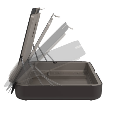 45.903 | Addit Bento® ergonomic toolbox 903 | black | personal storage box, laptop holder, tablet holder and document holder in one | {{alt.product.detail-9}}