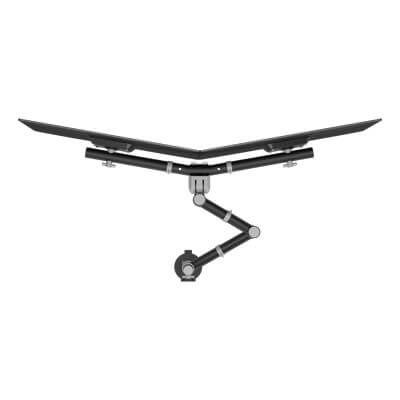 48.133 | Viewgo monitor arm - desk 133 | black | For 2 monitors, adjustable height and depth, with desk mount. | Detail 3