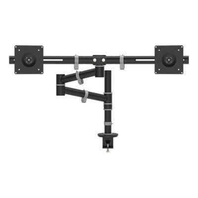 48.133 | Viewgo Monitorarm - Schreibtisch 133 | schwarz | Für 2 Monitore, mit Höhen- und Tiefenverstellung, mit Tischbefestigung. | Detail 4