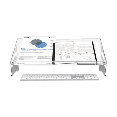 49.410 | Addit ErgoDoc® document holder - adjustable 410 | clear acrylic | Adjustable, for documents up to A3 in size, with 6 height and angle settings. | Detail 3