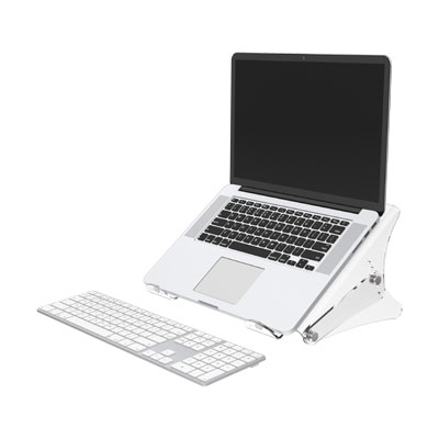 49.450 | Addit laptop riser - adjustable 450 | clear acrylic | Adjustable, for laptops up to 15 inch. | Detail 2